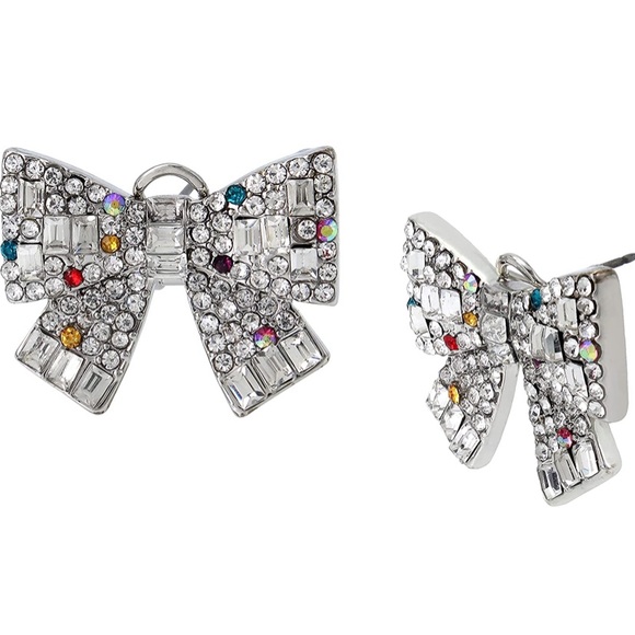 Betsey Johnson Jewelry - Betsey Johnson Bow Button Earrings